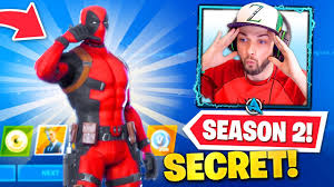 Последние твиты от fortnite news (@fortnitebr). New Deadpool Secret Skin In Fortnite Chapter 2 Season 2 Battlepass Youtube