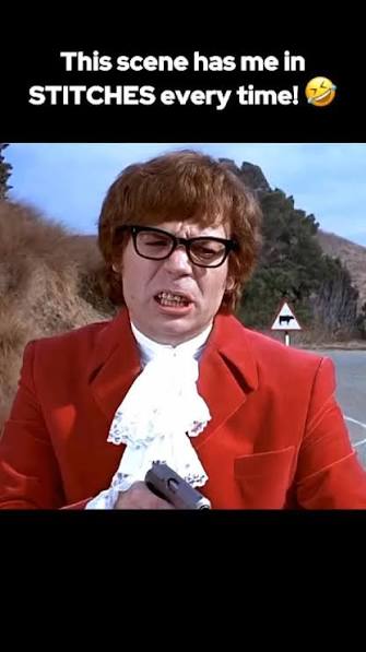 This scene never gets old 😂🕵️‍♂️, Austin Powers interrogating the  henchman is already chaos…, But the timing of what happens next?, Perfect.,  🎬 Austin Powers: The Spy Who Shagged Me (1999), 😂 Mike ...