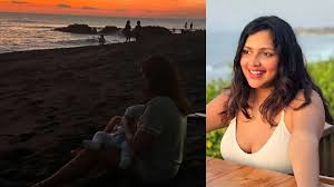 Amala Paul Photos: Actor Breastfeeds Her Baby At A Beach Watching Sunset -  Oneindia News