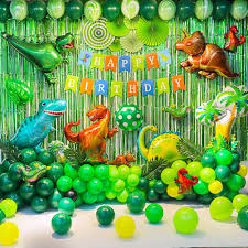 Price and other details may vary based on size and color. Gerlish Dinosaur Birthday Party Decorations Dinosaur Party Supplies Dinosaur Balloons For Kids Birthday Theme Party Favors Amazon Co Uk Toys Games