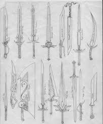 Swords Sword Drawing Weapon Concept Art Sword Design