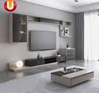 Meja kopi sofa samping furniture ruang tamu kaca lipat kayu cermin meja  makan unit dinding kabinet TV rak TV