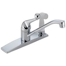 This is an original delta faucet part used in kitchen faucets. Single Handle Kitchen Faucet With Integral Spray 300 Delta Faucet