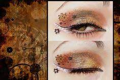 steam punk eye makeup but with stars steampunk makeup punk makeup steampunk eye