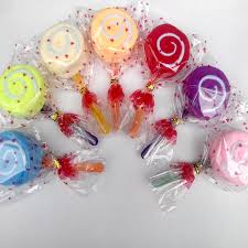 Thank you for your guests and to show appreciation for just about any occasion. Fashion Lollipop Candy Towel Washcloth Wedding Favor Baby Shower Gift Dessert Wrap Buy From 1 On Joom E Commerce Platform