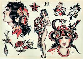 More images for vintage woman tattoo » Sailor Jerry Pin Up Girl Tattoo Designs Novocom Top