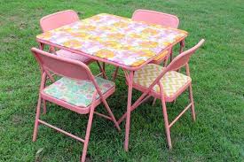 Punk Projects Restyled Folding Chairs Take 2 Metal Chairs Metal Folding Chairs Folding Chair Makeover