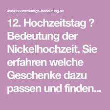 Die bekanntesten jubiläen sind die silberhochzeit (25 jahre). 12 Hochzeitstag Bedeutung Der Nickelhochzeit Sie Erfahren Welche Geschenke Dazu Passen Und Hochzeitstag Hochzeitstag Spruche Gluckwunsche Zum Hochzeitstag