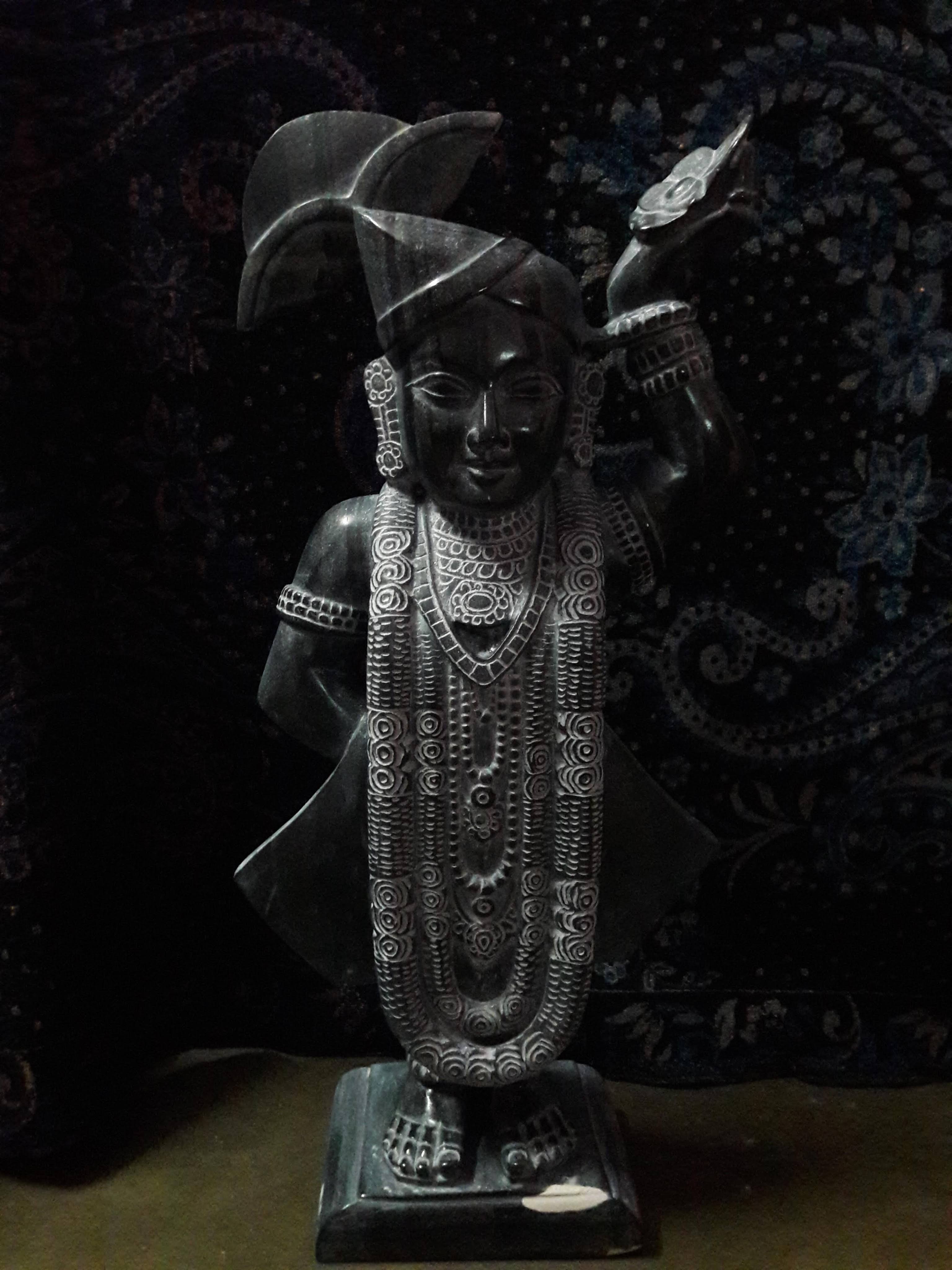 White Marble Shrinathji Statue Manufacturer in Jaipur | Ak product image