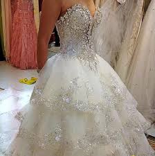 Gorgeous Wedding Dresses With A Lot Of Bling Ball Gowns Wedding Ball Gown Wedding Dress Bling Wedding Dress