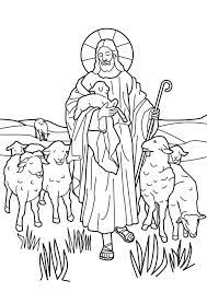 Jesus is our shepherd coloring page. Pin On Projects To Try
