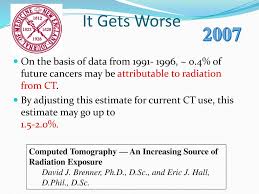 However, careful protocol optimization and continued technological advancements work to limit any increase in dose from. Radiology Resident Physics Course Ppt Download