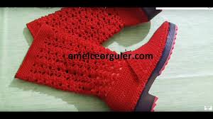 Orgu Ayakkabi Yapimi Ayakkabi Tabanli Cizme Modeli Youtube Con Imagenes Zapatos De Ganchillo Zapatos De Bebe De Ganchillo Zapatitos Tejidos A Crochet
