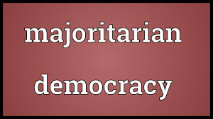 Majoritarian Democracy Meaning Youtube