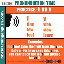 Bbc Learning English On Instagram Pronunciation Lesson Listen To These F And V Sounds Which One Is An Unvoiced Conso Learn English Lesson Consonant
