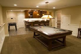 You could turn your basement into your space for entertainment and games. John Debbie S Basement Remodel Pictures Luxury Home Remodeling Sebring Design Build