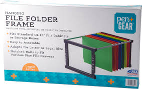 File cabinet hangers add more value to your closet by making it organized and enable you to access everything with ease. Pen Gear Legal Letter Size Hanging File Folder Frame Walmart Com Walmart Com