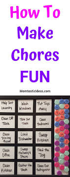 How To Make Chores Fun Chore Chart Kids Family Chore