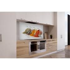 Fond De Hotte Blanc Avec Epices Verre Et Alu Credence Cuisine Deco Credence Cuisine Cuisines Deco Fond De Hotte Verre