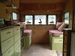 Pin By Lisa White On Funky Vintage Campers And Camper Ideas Canned Ham Camper Canned Ham Vintage Camper Interior