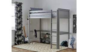 Here the ladder is located on the headboard or footboard of the bed (you can move it to the left or right. Buy Argos Home Brooklyn High Sleeper Bed Frame Grey Kids Beds Argos