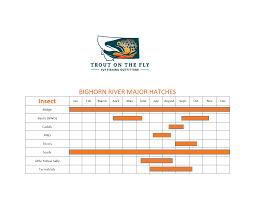 10 Unfolded Missouri River Hatch Chart