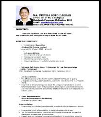 Example Resume For Job Application. Example Resume For Job ...