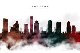 For over four decades, creative blinds has been serving the greater houston area with a high quality customer service experience and superior window treatments. Houston Silhouette Skyline Digital Art By Afrio Adistira