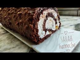 بيسكوي رولي بموس الجوزية بنة خيالية Biscuit Roule Mousse Djouzia Youtube Sweets Biscuits Desserts
