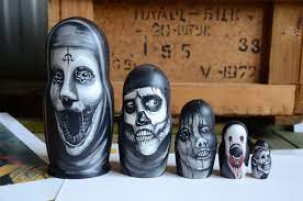 Russian Matryoshka Scream Horror Faces Russian Nesting Doll Etsy Russian Nesting Dolls Nesting Dolls Matryoshka