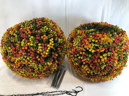 Qvctv 68 views10 months ago. Wicker Park Set Of 2 13 Faux Flower Indoor Outdoor Garden Spheres Wholesale Bidder