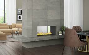 The flame is created by led lights reflecting off the mist which is produced by dimplex's ultrasonic technology from regular tap water stored in a container inside the fireplace. Opti Myst 40 Built In Electric Cassette By Glen Dimplex Americas Archello