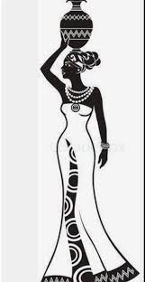 Black And White Painting African Tribal Art Pin On Wall Art