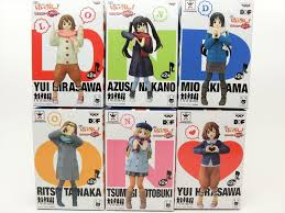Banpresto K On Figure Movie London Complete Set Yui Mio Ritsu Tsumugi Azusa
