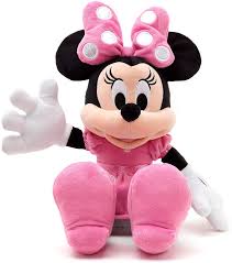 Mickey mouse & minnie mouse forever. Amazon Com Disney Minnie Mouse Plush Pink Medium 18 Inch Toys Games