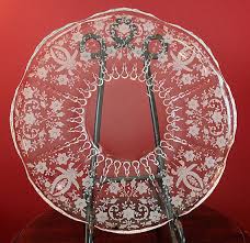 5 out of 5 stars. Antique Crystal Etched Platter Prelude Pattern Large Plate With Tiny Flowers By New Martinsville Co 1930 1950 Tiny Flowers Viking Glass Antique Glassware