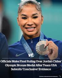 This comes after a controversial decision saw her forced to give her bronze  medal back.