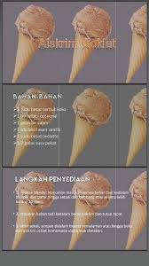 1 tin susu cair, 2 sdb susu pekat manis, 2 sdb ovalette, 2 sdb serbuk koko, 1 cawan milo, kismis (optional), coklat chip (optional), coklat rice (untuk hiasan). Resepi Aiskrim Desert Kuih Fur Android Apk Herunterladen
