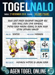 Pakong 2d Togel Wap Online Live Draw 4d Togelnalo Tanjung Pinang 27 Desember 2016 Desember Nalu Latihan
