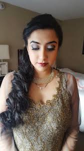 Wedding Reception Hair and Make up