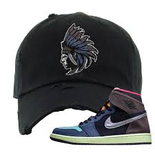 Jordan 1 biohack and memories of the past. Air Jordan 1 Retro High Og Bio Hack Distressed Dad Hat Black Indi Cap Swag
