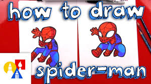 Check out inspiring examples of spiderman artwork on deviantart, and get inspired by our community of talented artists. How To Draw Cartoon Spider Man Art For Kids Hub Cartoon Drawings Art Drawings For Kids