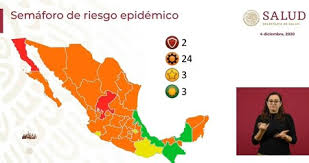 Asimismo, hay 6 estados con alto riesgo de regresar a rojo por su alto índice de contagios. Casi Todo Mexico Se Pinta De Naranja En El Semaforo De Covid Mientras Ya Hay Tres Estados En Verde