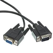 Skubros Serial Extension Cable Black Db9 Male To Db9 Female Rs232 Ul Rated 9 Conductor 11 15 Foot Indoor Digital Vinyl Outlet Extension Cable Cable Conductors