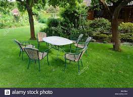 Casual Seating Area On Grass Outdoor Backyard Small Backyard Seating Area