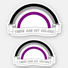 Ace Pride These Are My Colors Sticker Zazzle Com In 2021 Ace Pride Coloring Stickers Pride