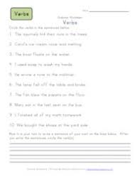 Circle The Verbs Verb Worksheets Adverbs Worksheet 2nd Grade Worksheets