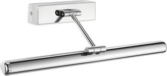 Applique per specchio da bagno con piastrina posteriore, questo consente il fissaggio a parete direttamente dietro lo specchio mediante una staffetta metallica che verrà nascosta dallo stesso specchio. Emma Grande Lampada Da Specchio Quadro Cromo A Led Par00288 Lampade Led Allo Specchio Pan International