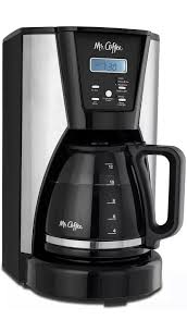 Mr Coffee 12 Cup Programmable Coffee Maker In Chrome Black Ebay Coffee Coffee Maker Maker