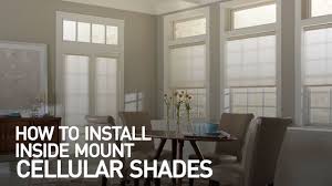 Maybe you would like to learn more about one of these? How To Install Inside Mount Cellular Shades Youtube